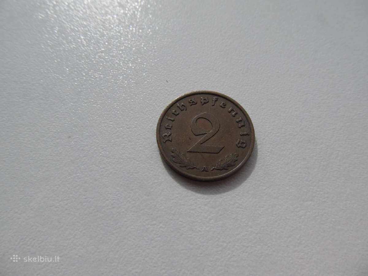 2 reichspfennig , Vokietija , 1940 A