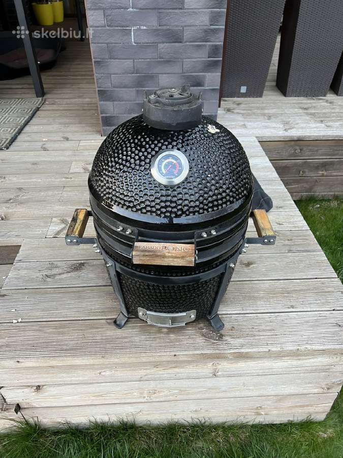 Keraminė Kepsninė Kamado Bono Minimo, Juoda