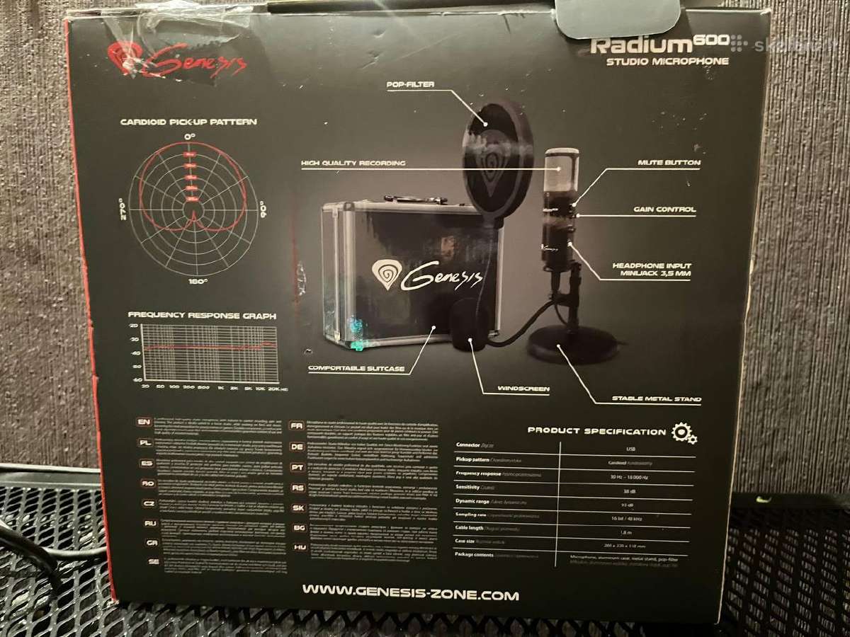 Genesis Radium600 gaming / streaming mikrafonas - nuotraukos Nr. 7