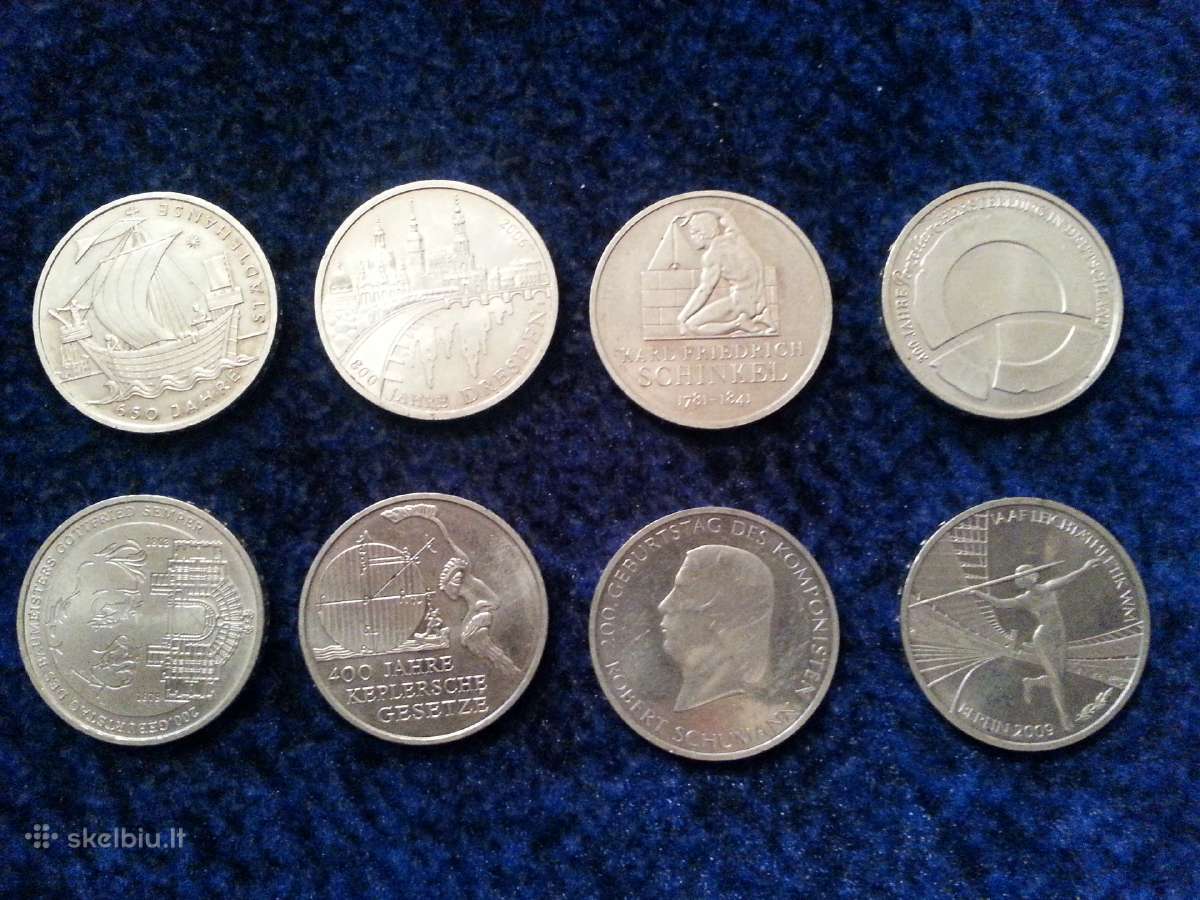 Sidabriniai 10 Eur Vokietija
