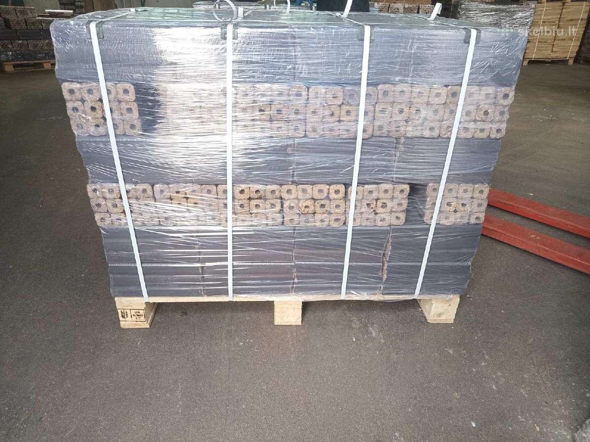 Pini kay ąžuolo briketai 450eur su PVM - nuotraukos Nr. 2