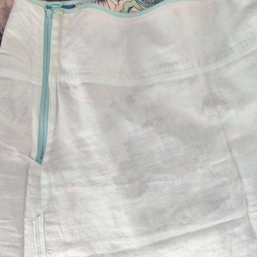 "h&m" medvilninis sijonas su gėlių motyvu - nuotraukos Nr. 4