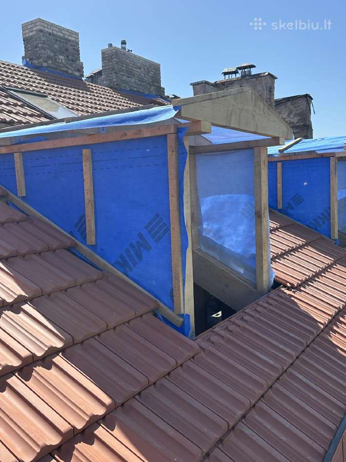 Stogų dengimas, Skardiniai čerpiniai stogai, Velux - nuotraukos Nr. 19
