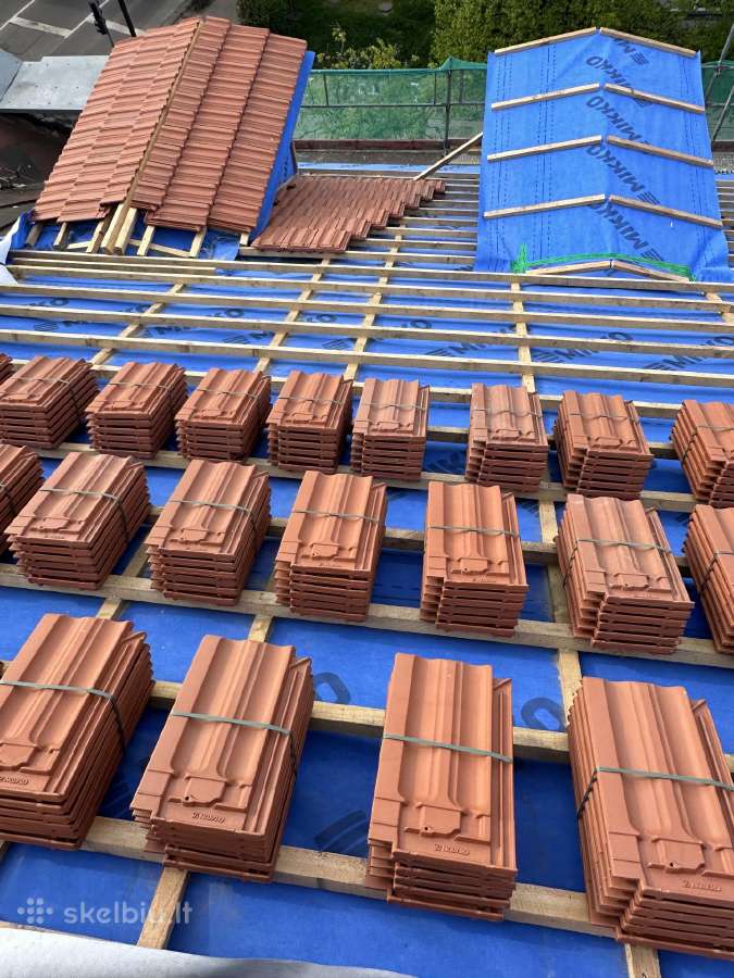 Stogų dengimas, Skardiniai čerpiniai stogai, Velux - nuotraukos Nr. 16