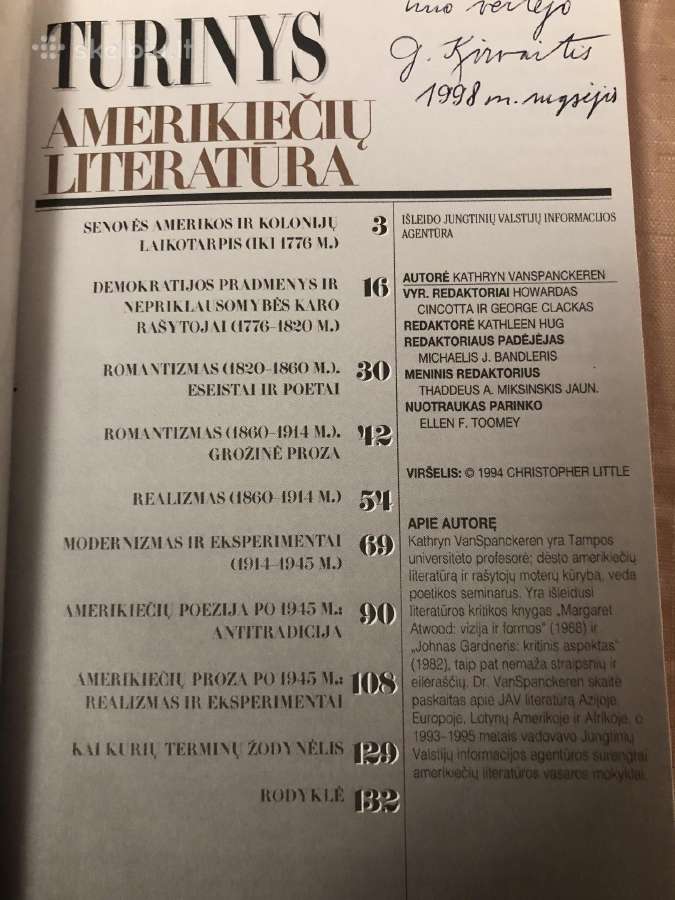Amerikiečių literatūros apybraiža - nuotraukos Nr. 2