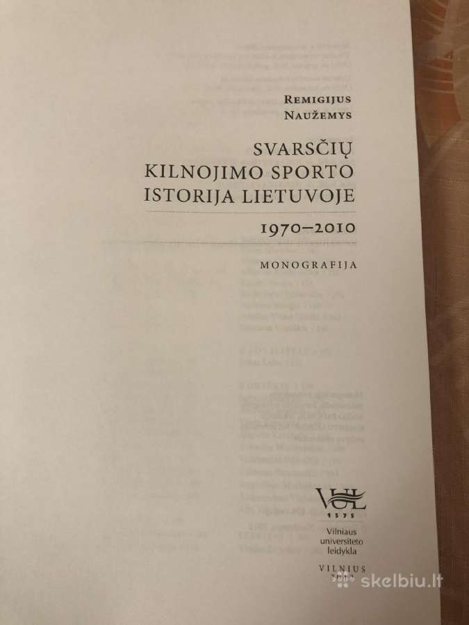 Svarsčių kilnojimo sporto istorija Lietuvoje - nuotraukos Nr. 3