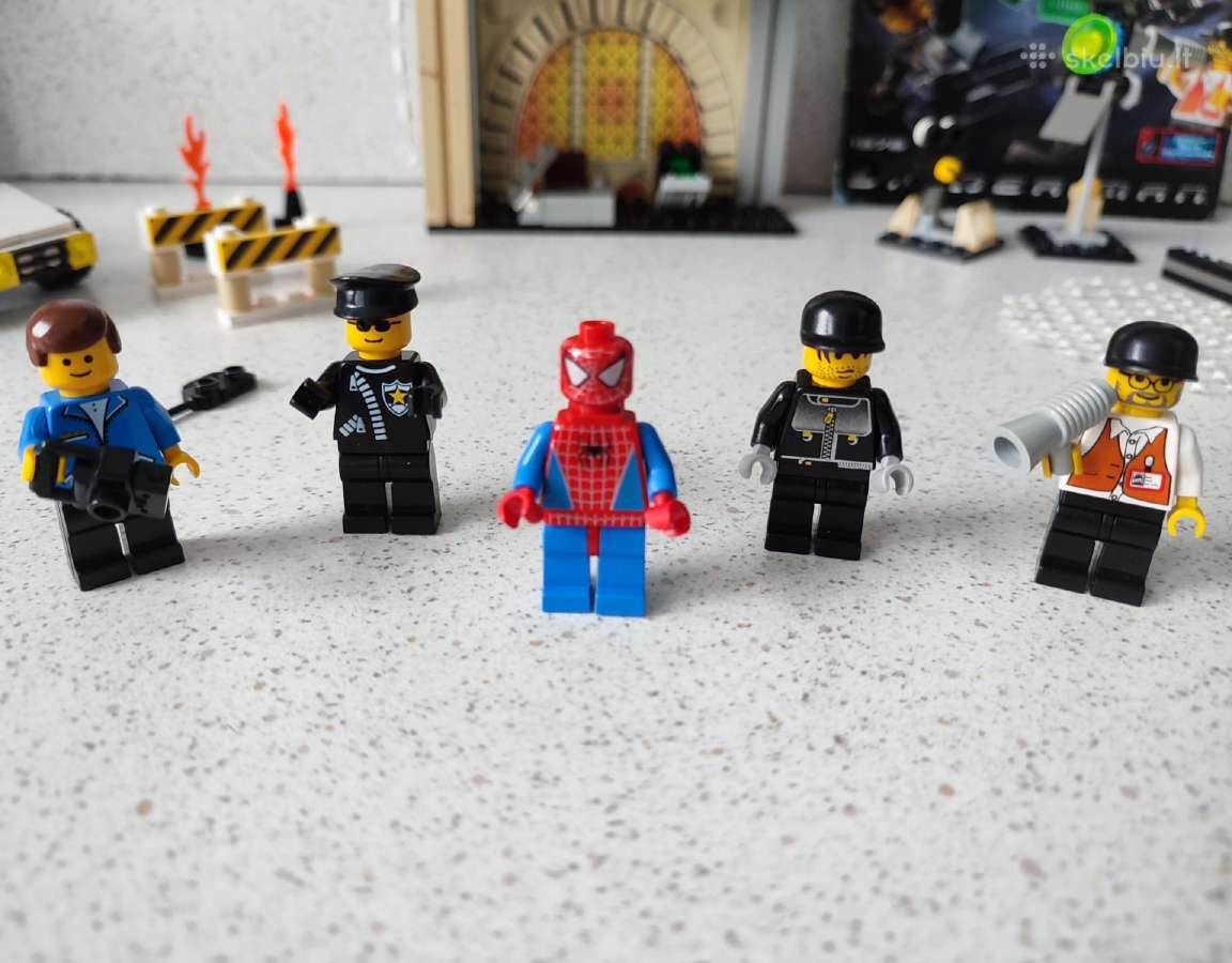Lego Studios 1376 Veiksmo studija Žmogus Voras - nuotraukos Nr. 5