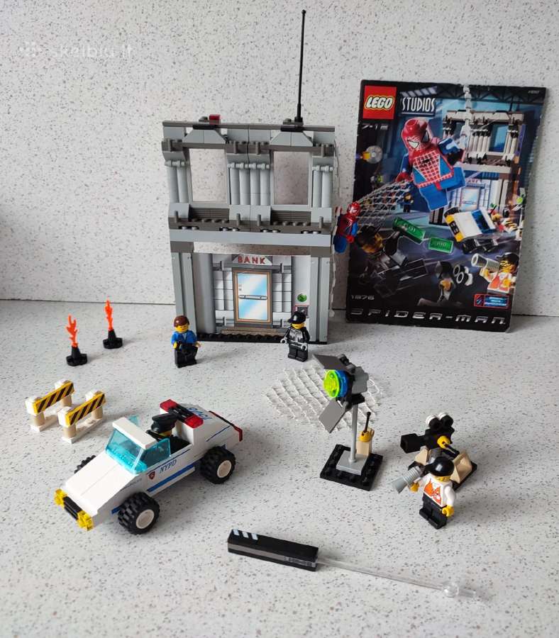 Lego Studios 1376 Veiksmo studija Žmogus Voras - nuotraukos Nr. 7