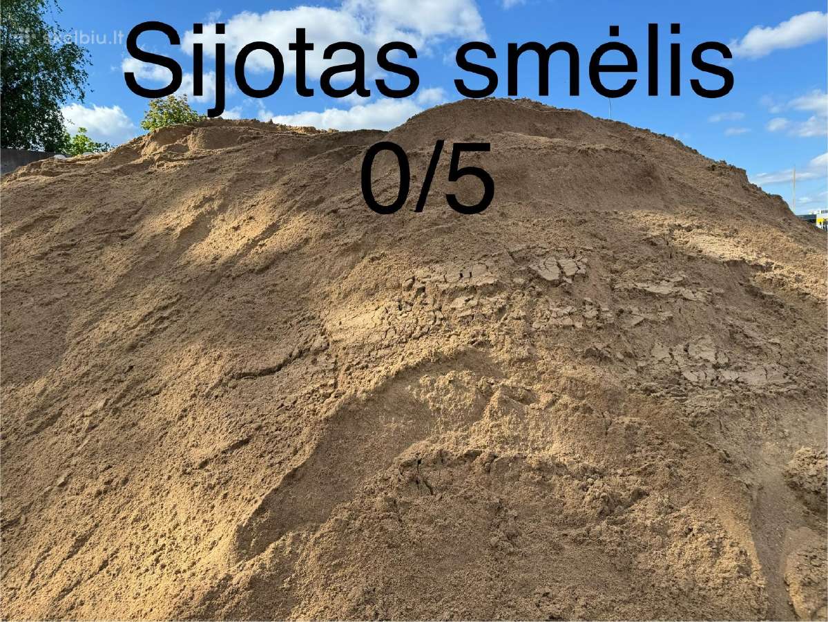 1-12kubu Žvyras Smėlis Skalda Atsijos Žvirgždas - nuotraukos Nr. 9