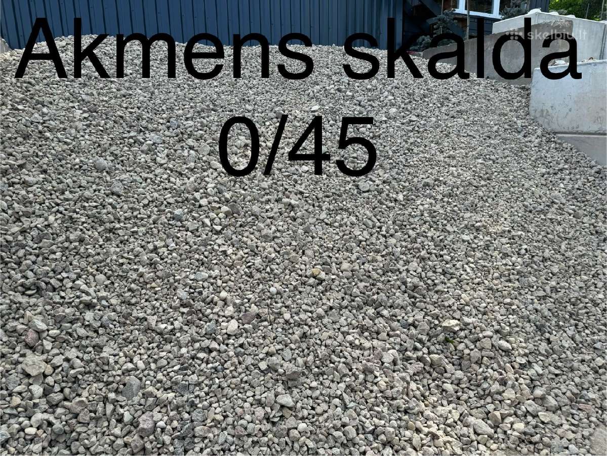 1-12kubu Žvyras Smėlis Skalda Atsijos Žvirgždas - nuotraukos Nr. 15