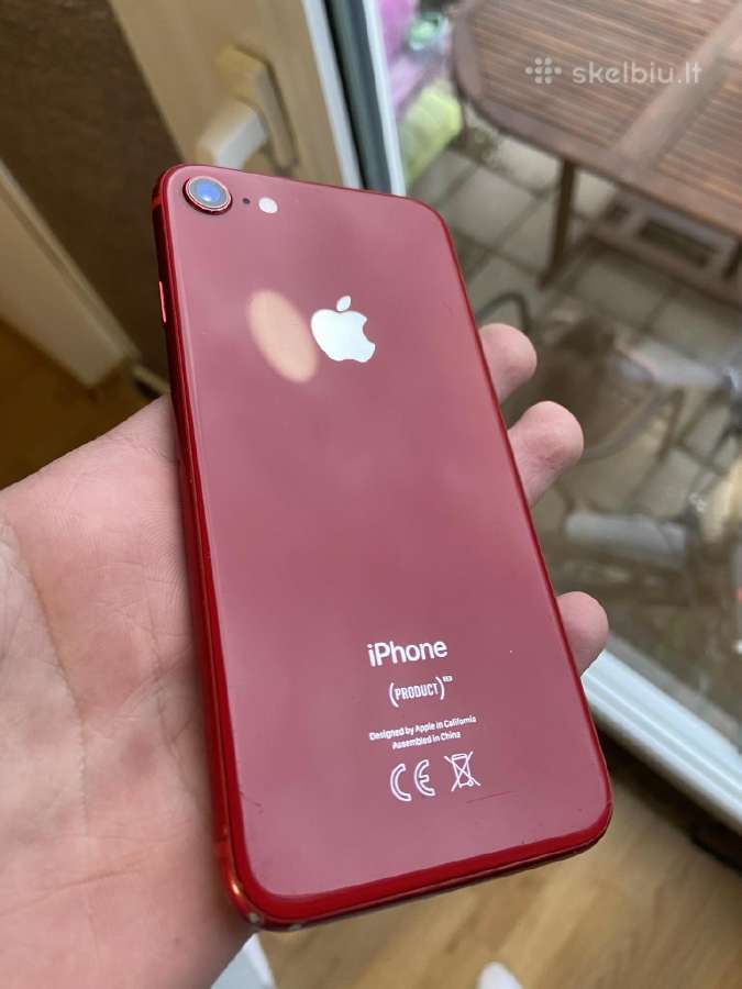 iPhone 8 red 64gb Skelbiu.lt