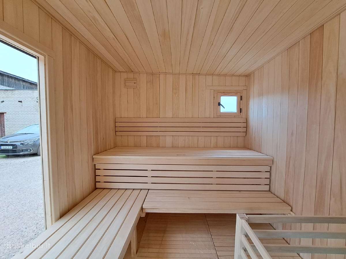 Lauko pirtys, mediniai nameliai, Saunos - nuotraukos Nr. 5