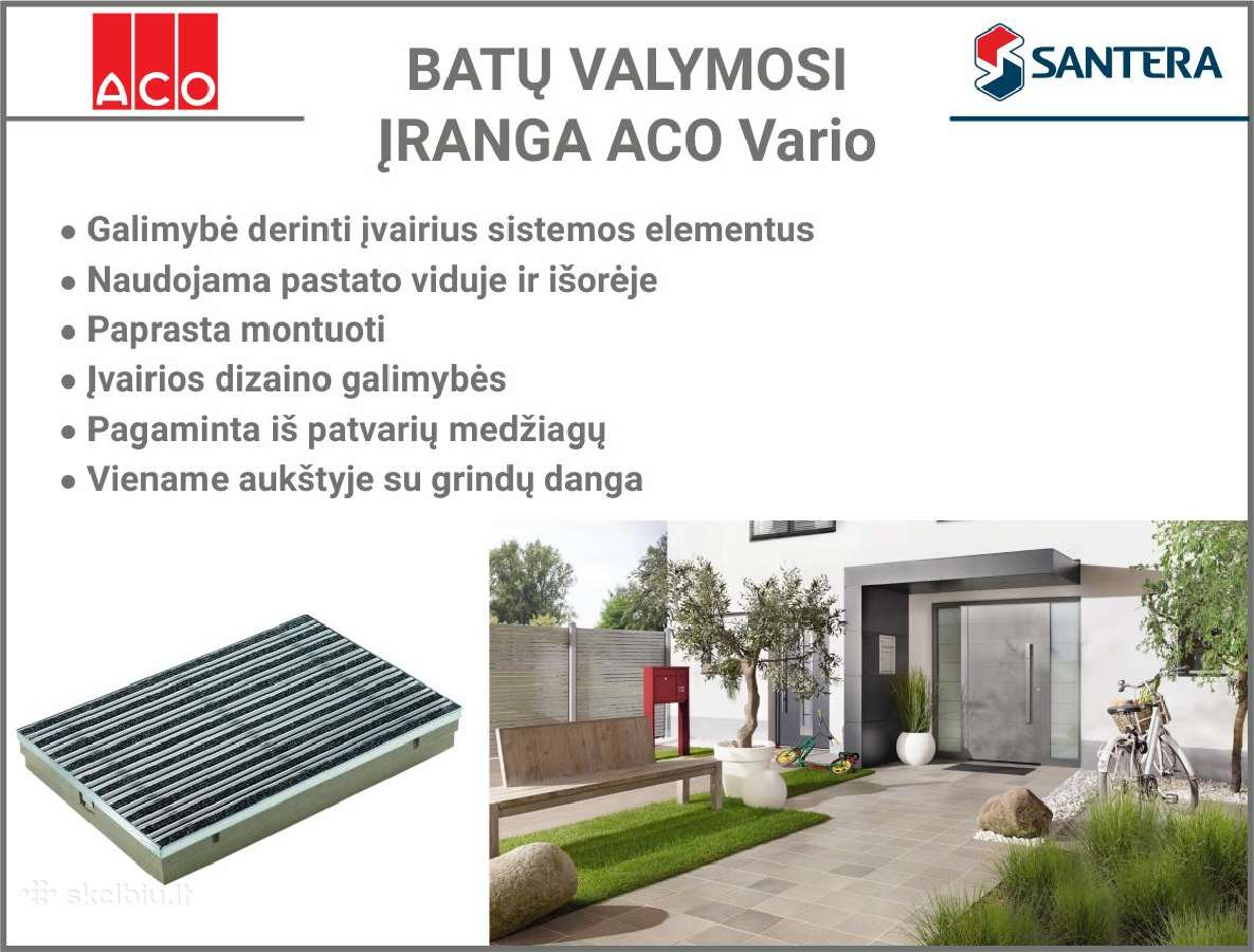 Latakai, trapai, batų valymosi įranga "Aco" - nuotraukos Nr. 5