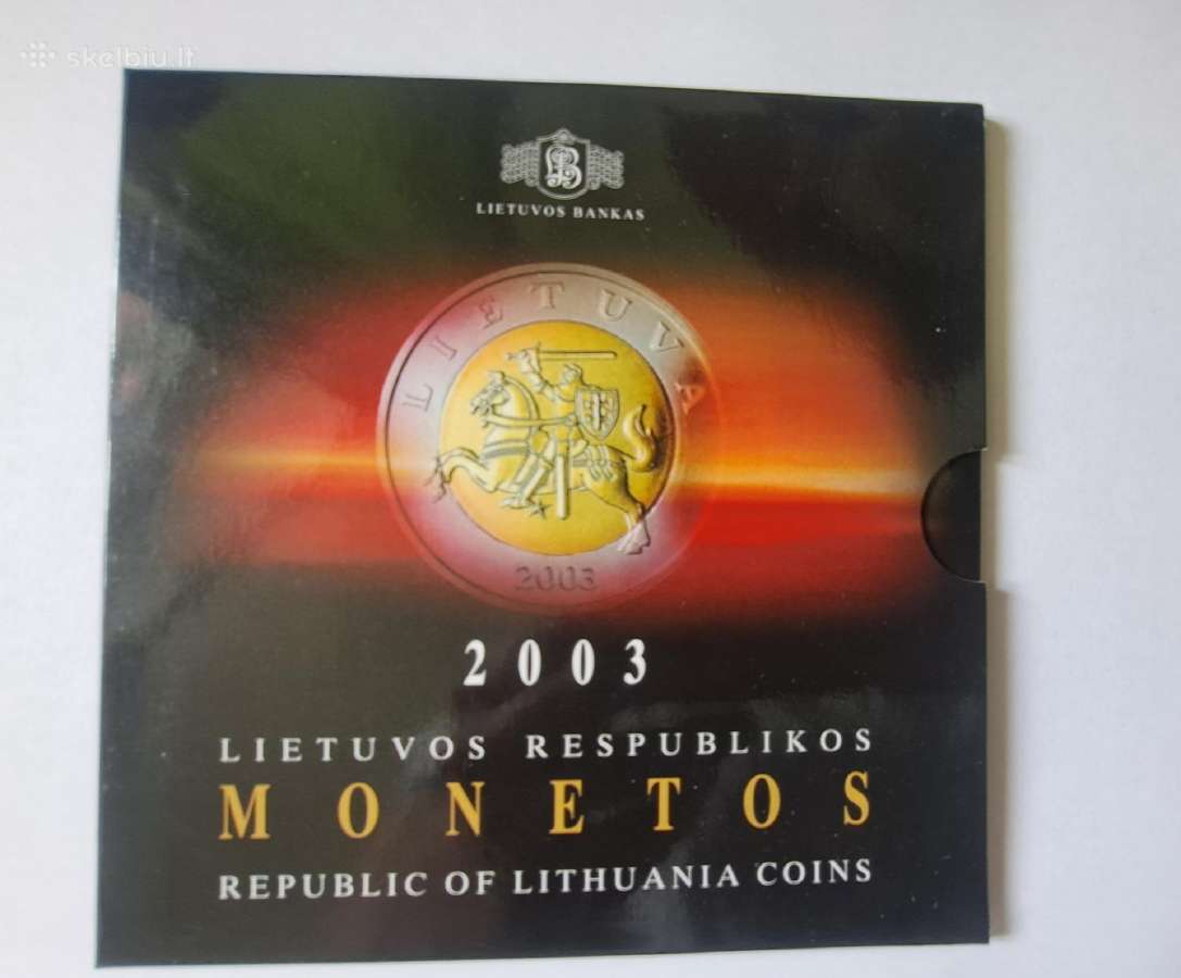 Lietuva 2003 metų apyvartinių monetų rinkinys