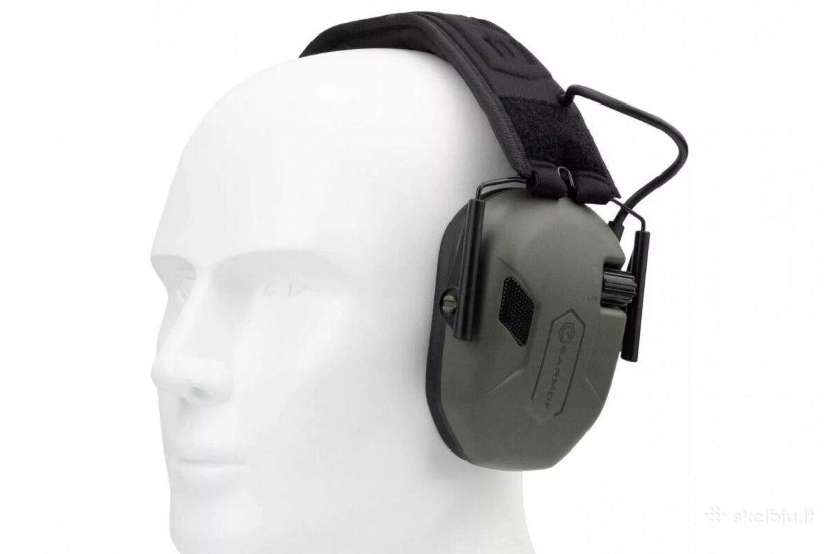 Aktyvios šaudymo ausinės Earmor naujas 24m modelis - nuotraukos Nr. 3
