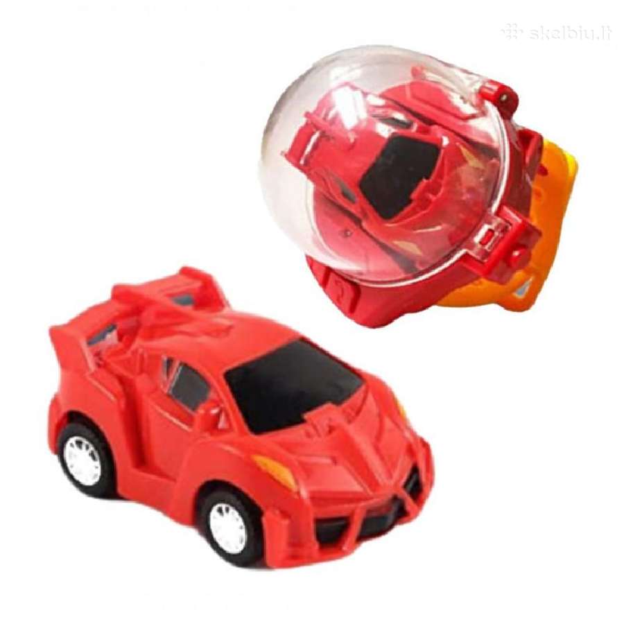 Laikrodžiu valdomas RC automobilis (Raudonas) - nuotraukos Nr. 3