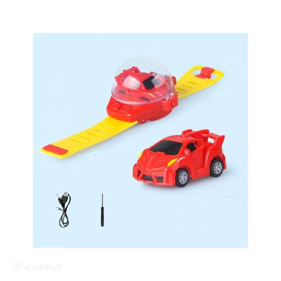 Laikrodžiu valdomas RC automobilis (Raudonas) - nuotraukos Nr. 8