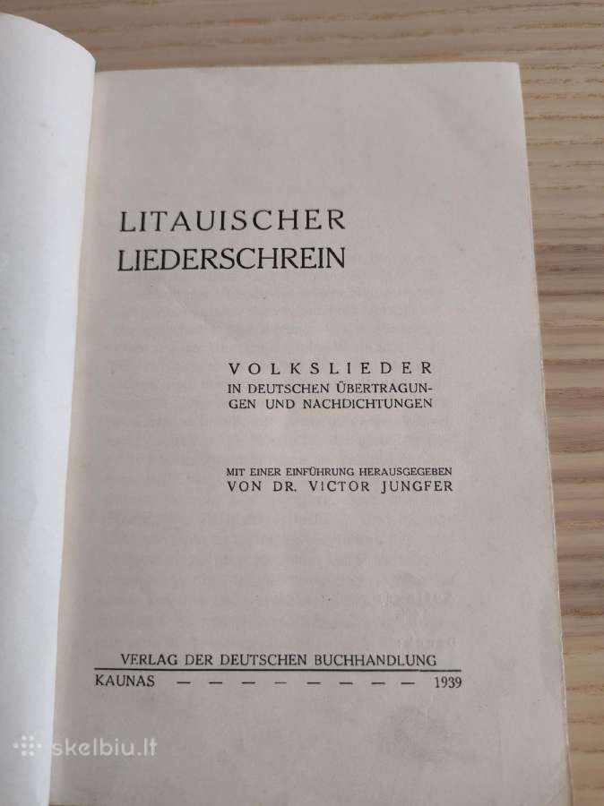 Lietuviškos dainos (vokiečių kalba)