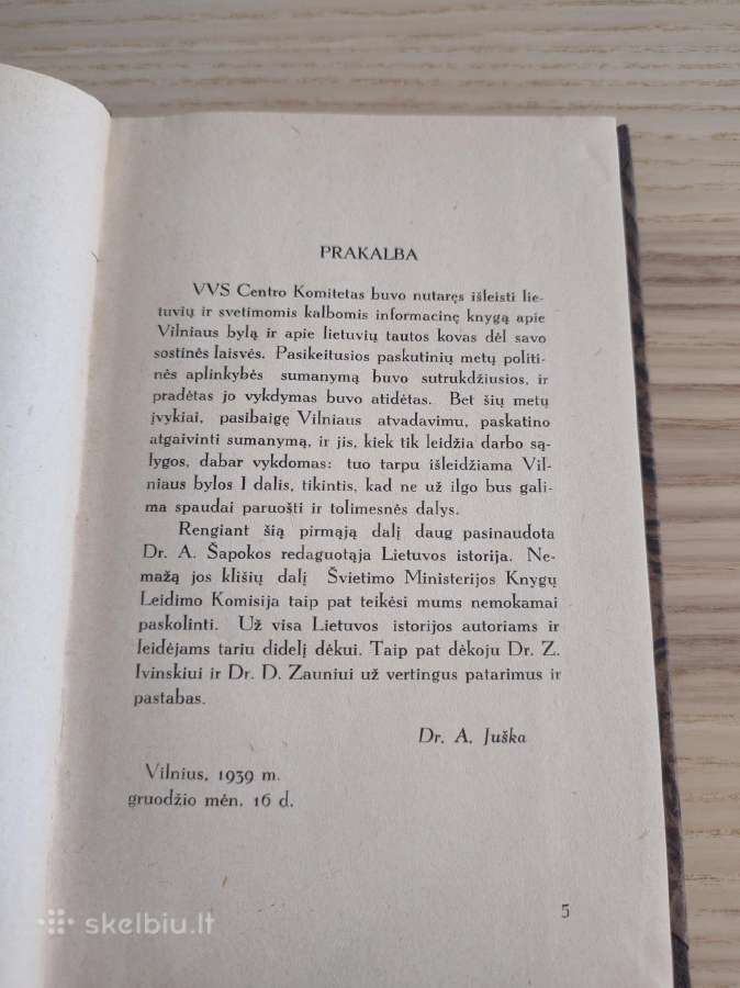 Vilniaus byla. I dalis 1323-1905. - nuotraukos Nr. 2