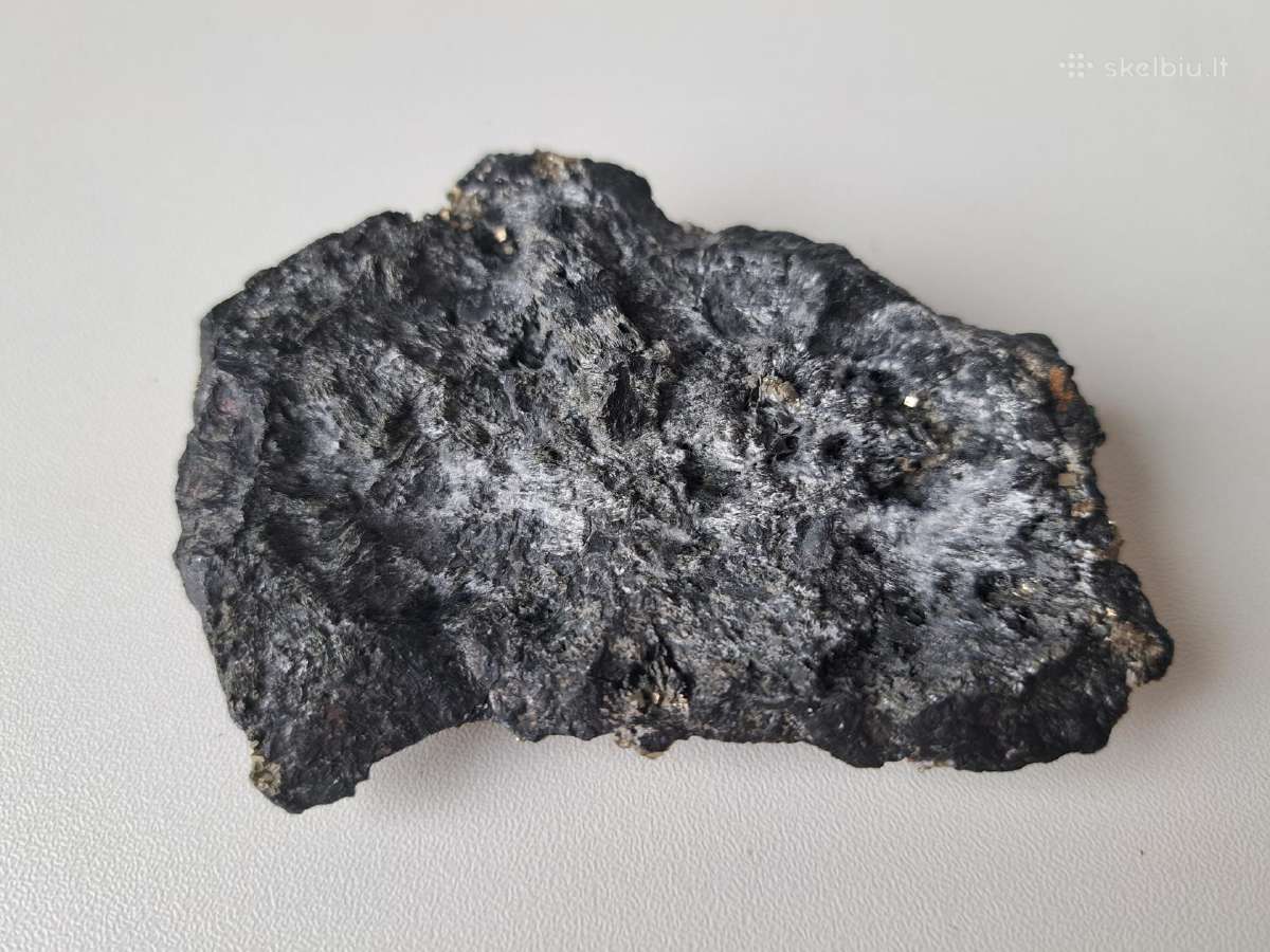 Piritas, mineralas, akmuo, 573g, 9.5x6.5x2cm - nuotraukos Nr. 2