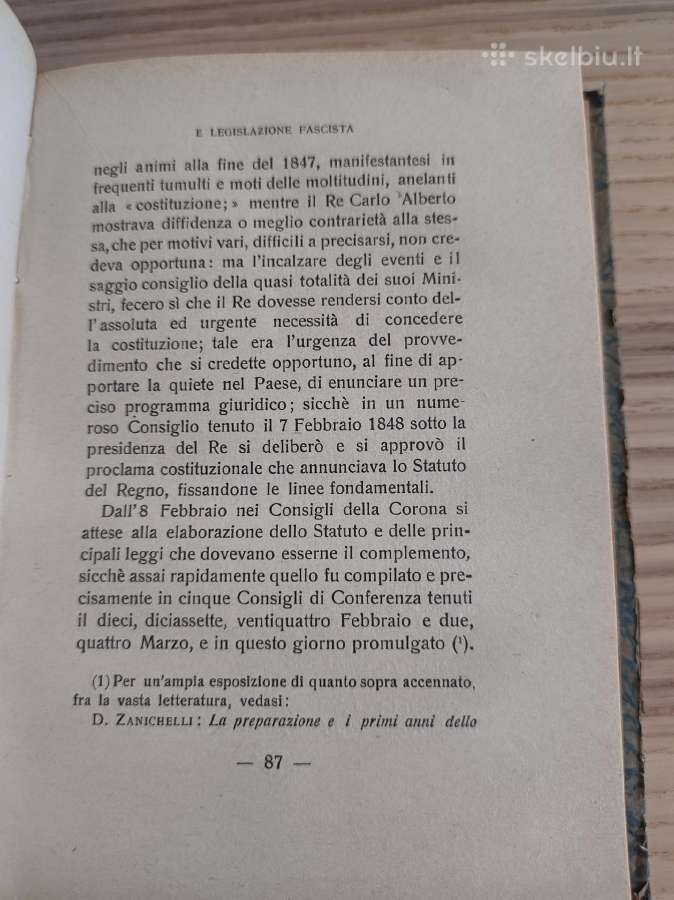 Knyga. Fašizmas. Italų kalba. - nuotraukos Nr. 6