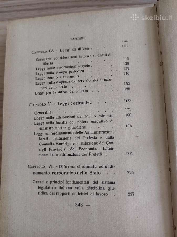 Knyga. Fašizmas. Italų kalba. - nuotraukos Nr. 8