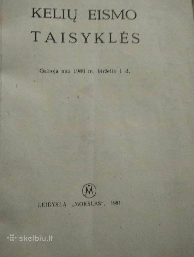Keliu eismo taisyklės - nuotraukos Nr. 3