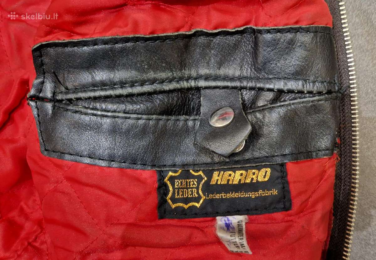 Harro natūralios odos moteriška moto striukė - nuotraukos Nr. 6