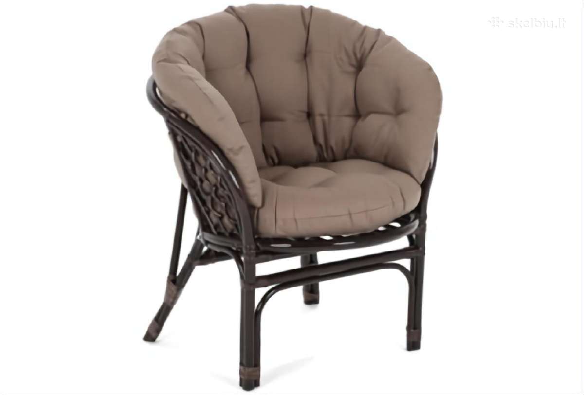Lauko Baldai iš Natūralaus Ratano Bahama Brown - nuotraukos Nr. 10