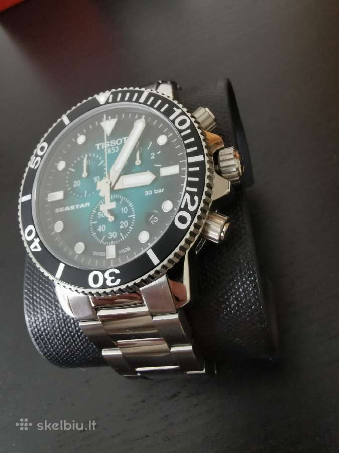 Tissot Seastar T120.417.11.091.01 Green dial 46 cm - nuotraukos Nr. 2