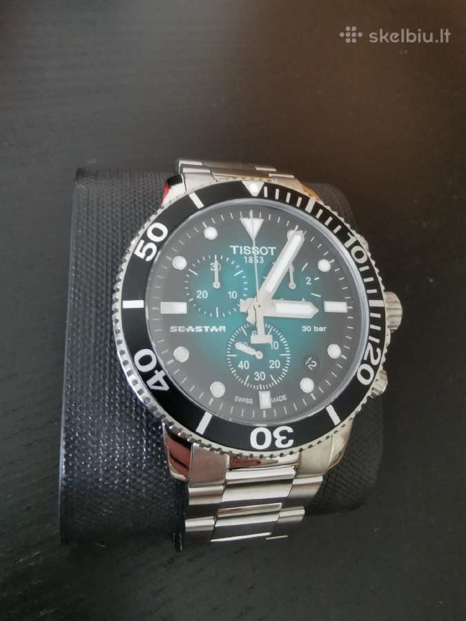 Tissot Seastar T120.417.11.091.01 Green dial 46 cm - nuotraukos Nr. 3