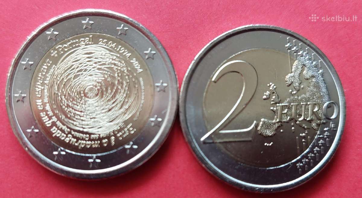 Portugalija 2024m.2€ Gvazdikų revoliucija Unc