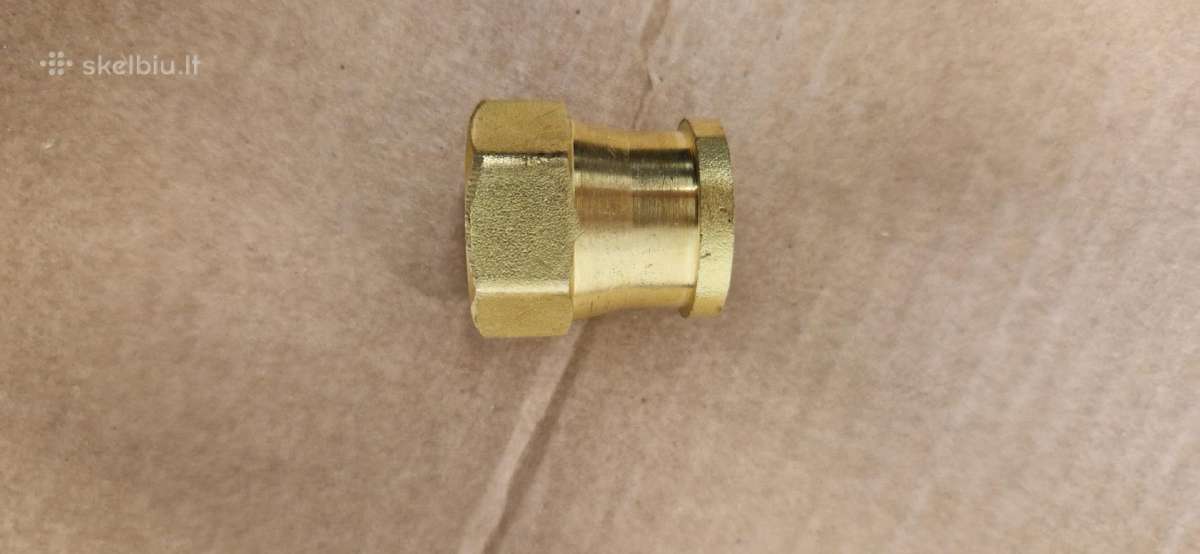 Žalvarinė pereiga , 1/2"x 3/8", vidinis/vidinis