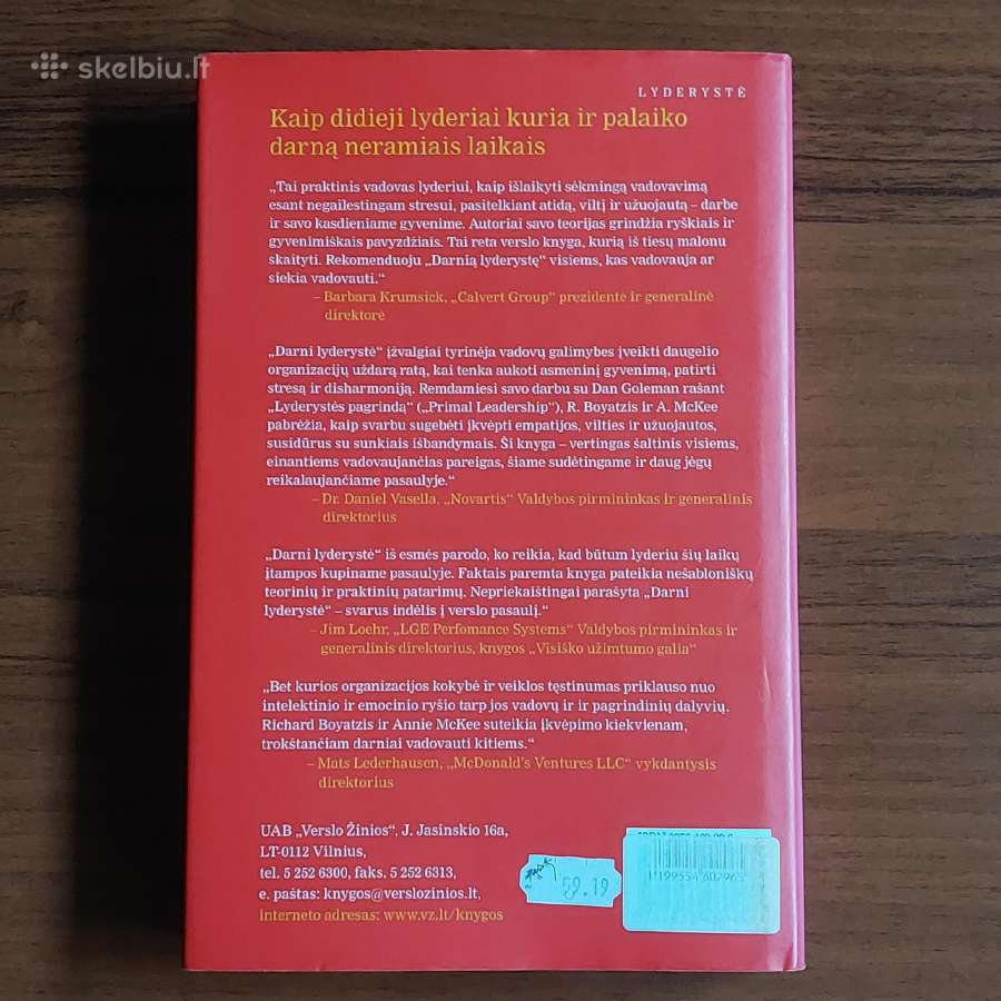 R. Boyatzis ,A. Mckee - Darni Lyderystė . - nuotraukos Nr. 7