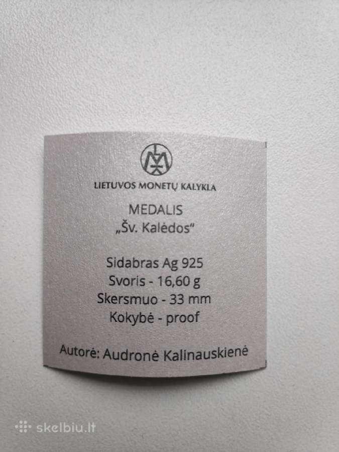 Proginis medalis - Šv. Kalėdų Medalis - nuotraukos Nr. 9