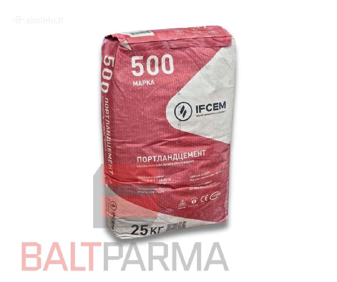 Cementas 4.99/25kg su PVM - nuotraukos Nr. 2