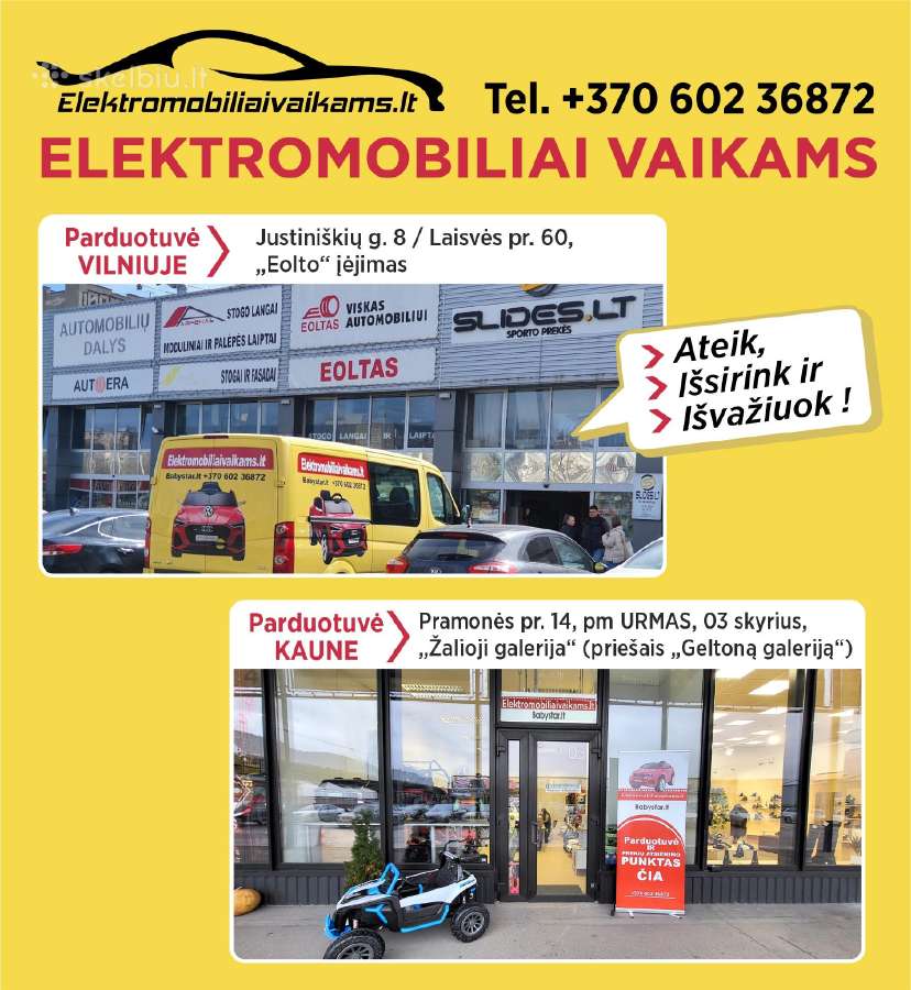 Elektromobilis Vaikams Buggy X1 - nuotraukos Nr. 3