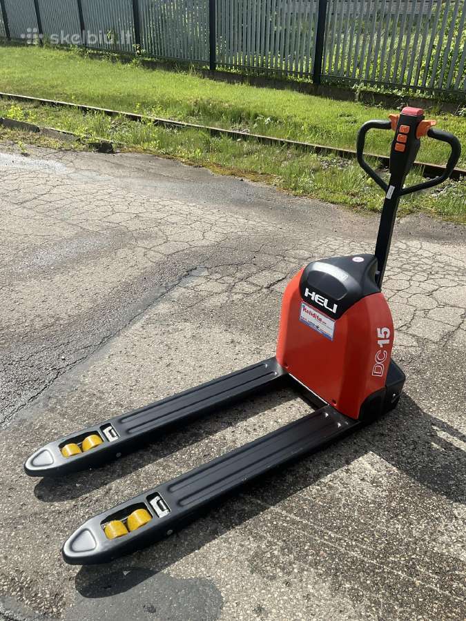 Elektrinis palečių vežimėlis-ličio Baterija 30ah - nuotraukos Nr. 2