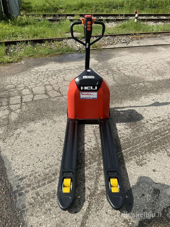 Elektrinis palečių vežimėlis-ličio Baterija 30ah - nuotraukos Nr. 3