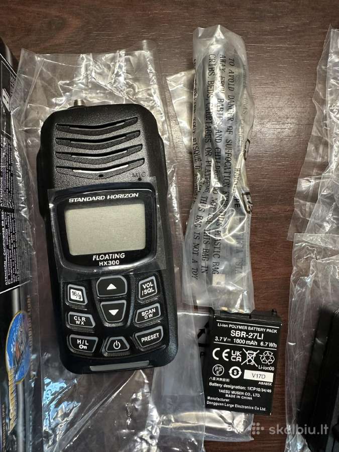 Standard Horizon Hx300e Vhf, nešiojamasis Radijas - nuotraukos Nr. 4