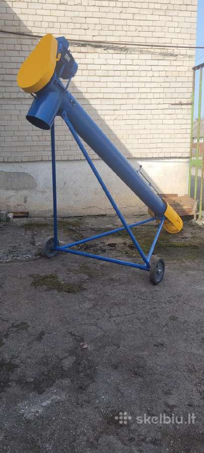 Sraigtiniai transporteriai snekai ir ju dalys