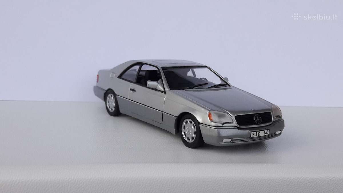 1/43 modeliukai MB S-class C140 S600 Sec 1992–1994 - nuotraukos Nr. 3