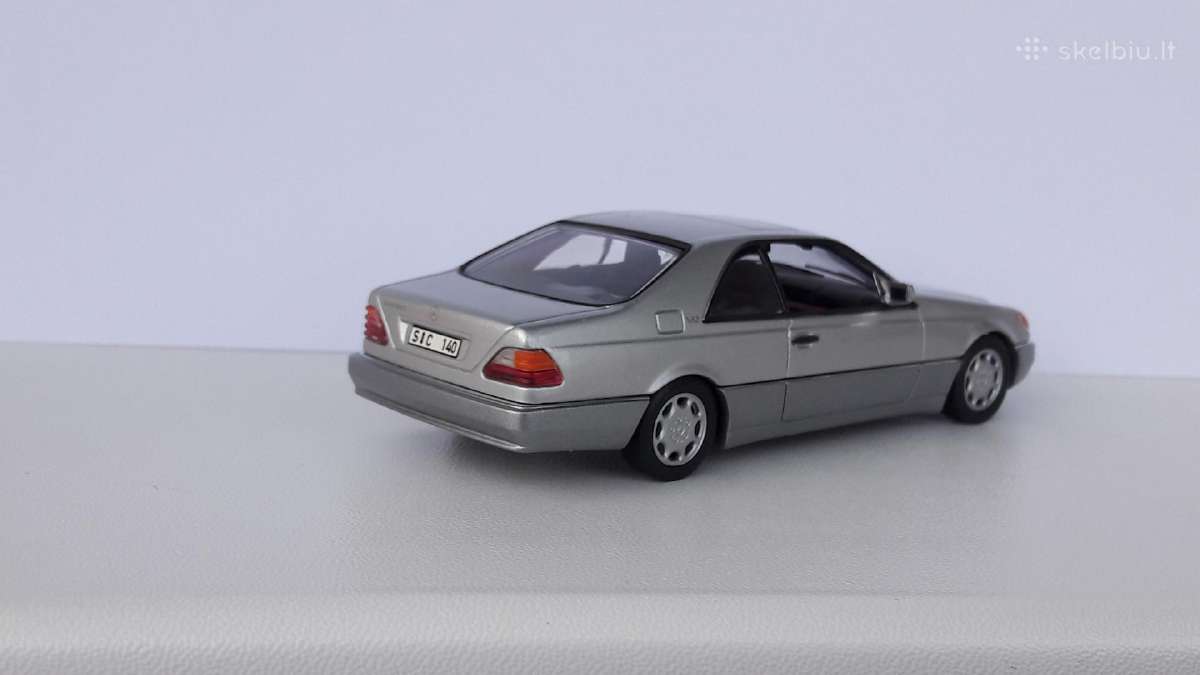 1/43 modeliukai MB S-class C140 S600 Sec 1992–1994 - nuotraukos Nr. 4