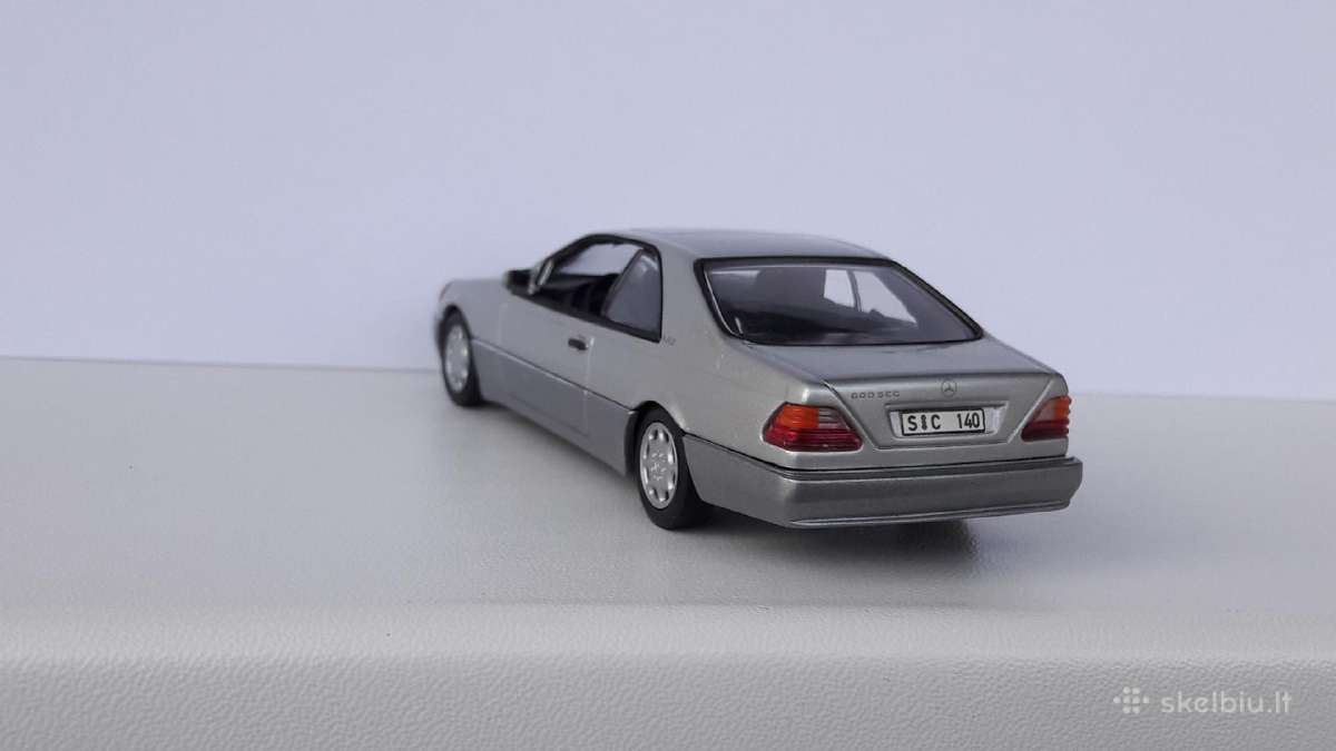 1/43 modeliukai MB S-class C140 S600 Sec 1992–1994 - nuotraukos Nr. 5
