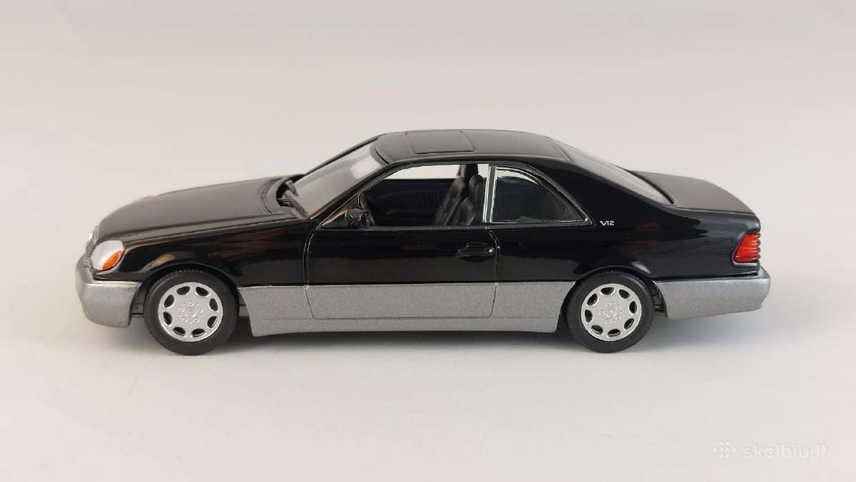 1/43 modeliukai MB S-class C140 S600 Sec 1992–1994 - nuotraukos Nr. 2