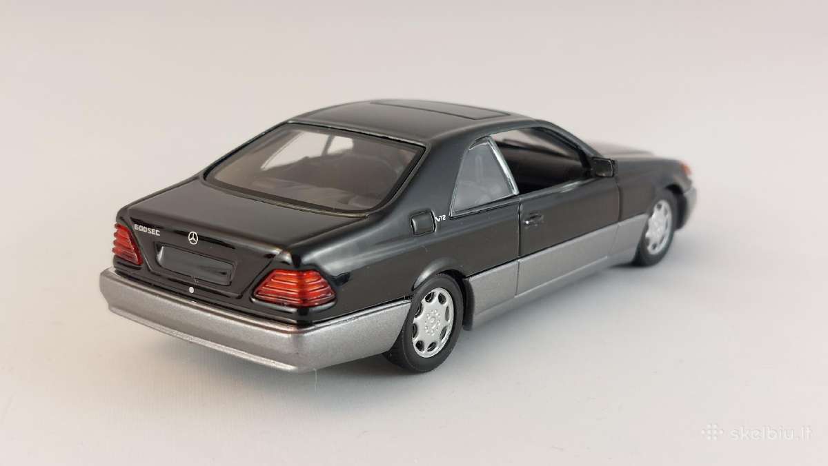 1/43 modeliukai MB S-class C140 S600 Sec 1992–1994 - nuotraukos Nr. 4
