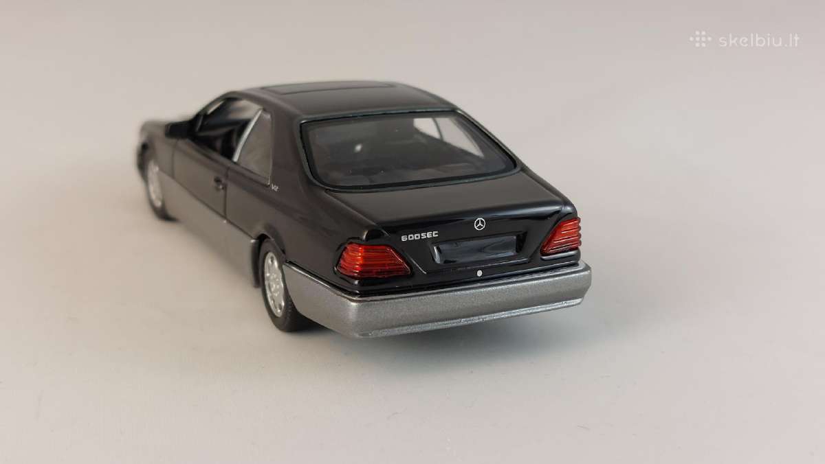 1/43 modeliukai MB S-class C140 S600 Sec 1992–1994 - nuotraukos Nr. 5