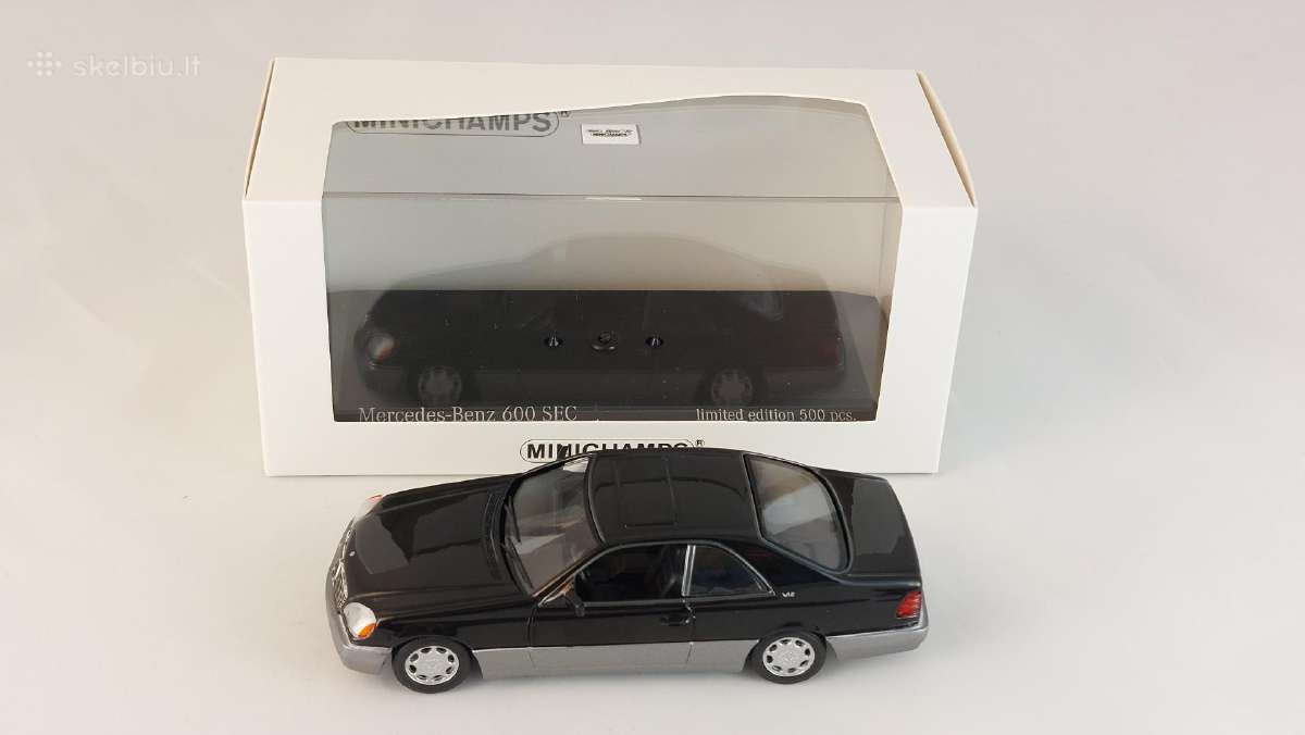 1/43 modeliukai MB S-class C140 S600 Sec 1992–1994 - nuotraukos Nr. 6