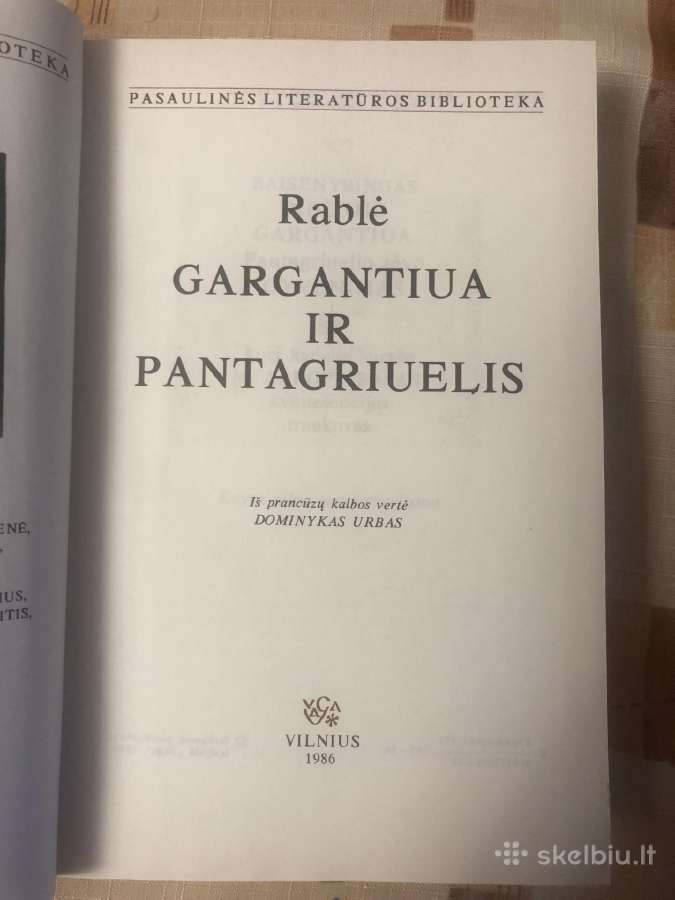 Gargantiua ir pantagriuelis - nuotraukos Nr. 3
