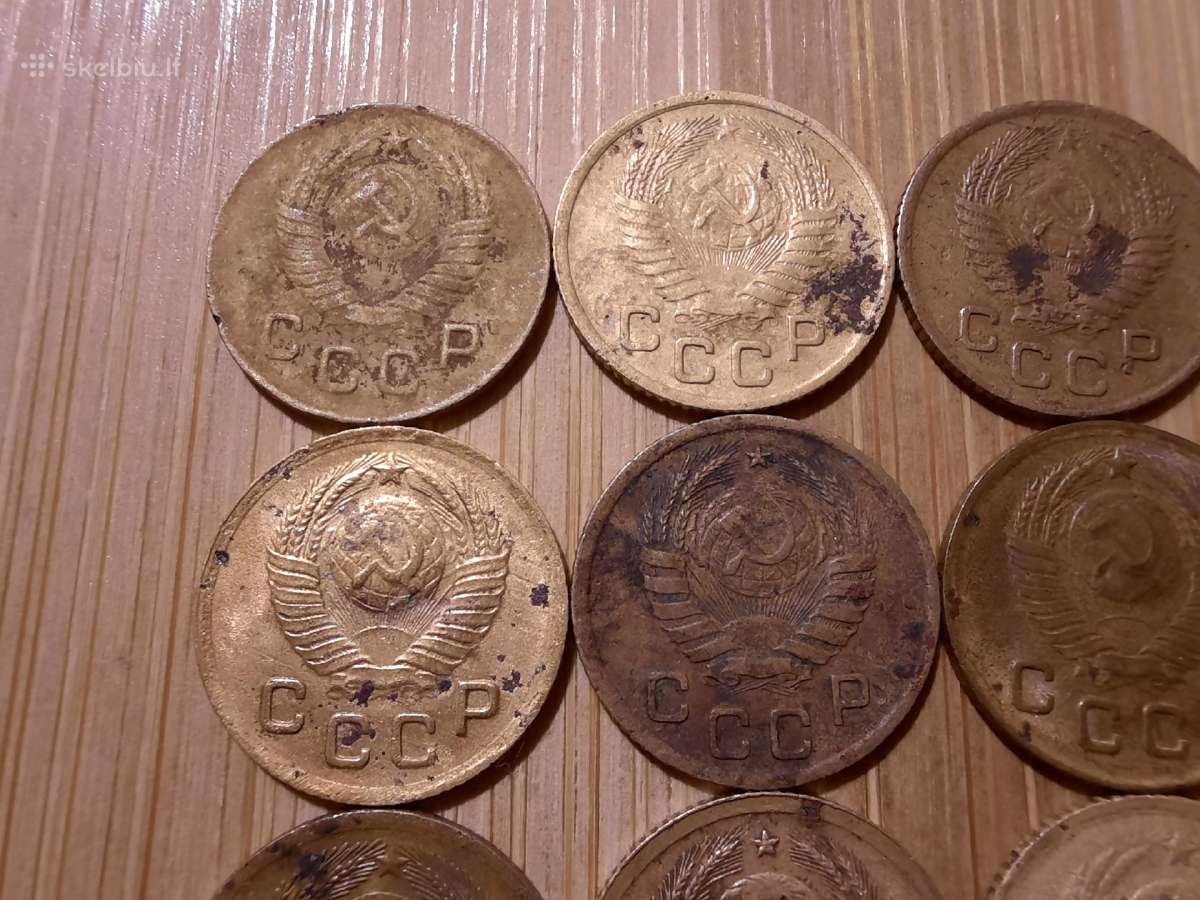 1 kapeika 1937-1955 rinkinukas TSRS - nuotraukos Nr. 6